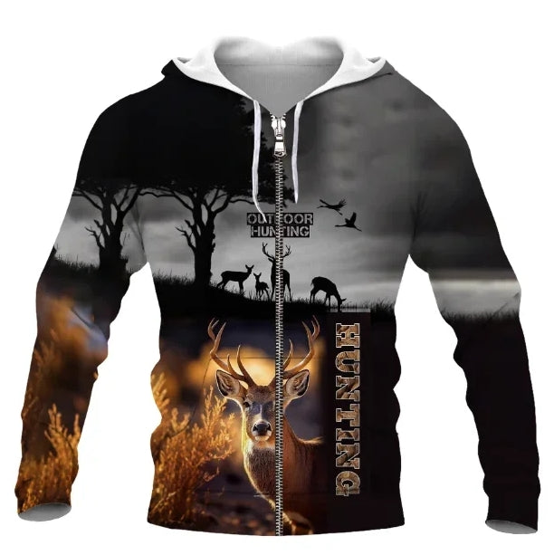 Unique Hoodie/Zipper Deer