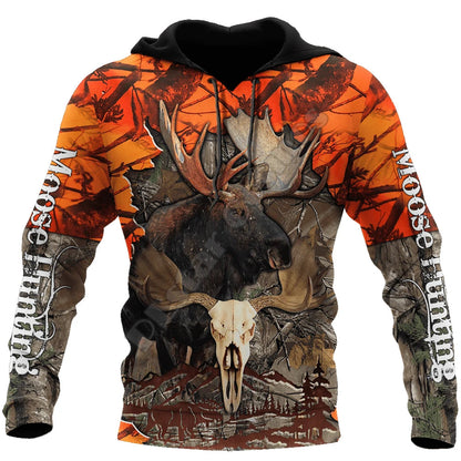 Hoodie Moose Top-O