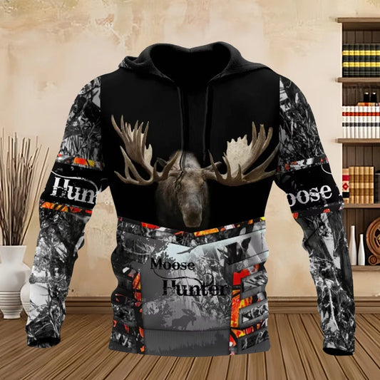 Hoodie Deer & Moose-1