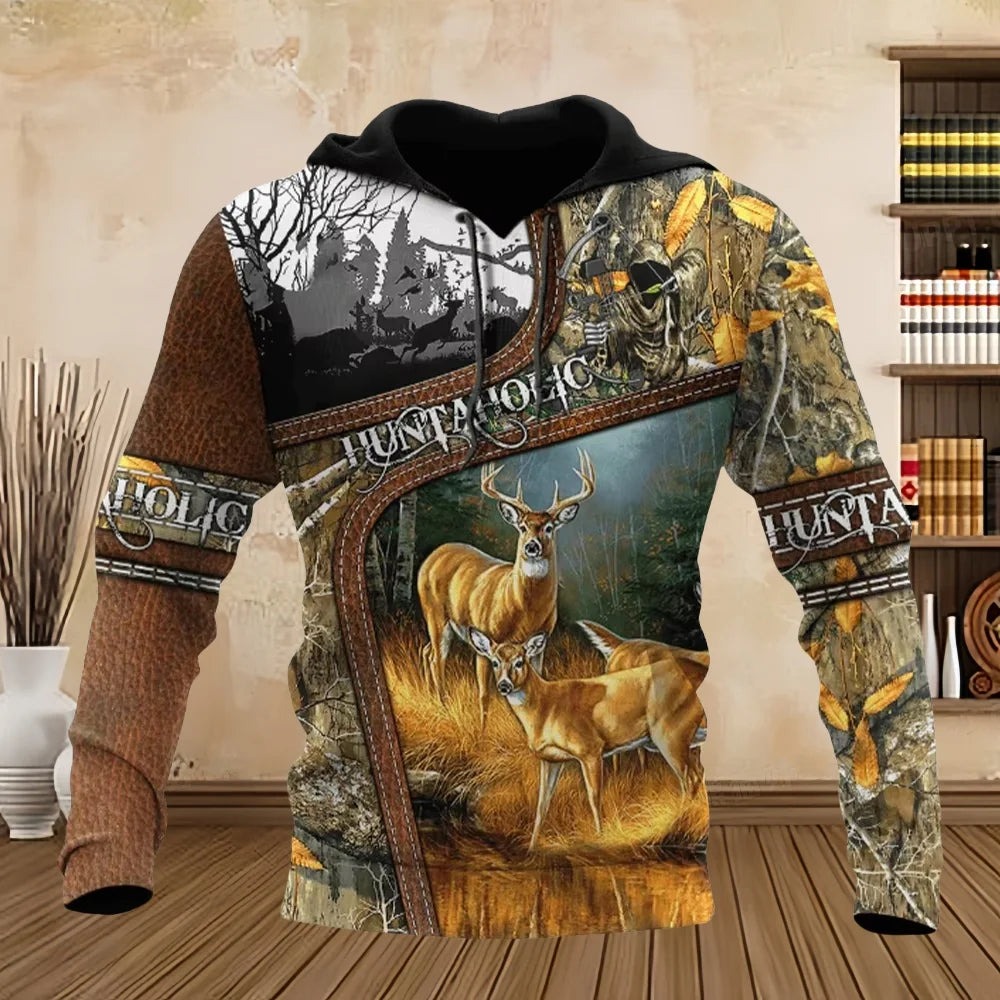 Hoodie Deer & Moose-1