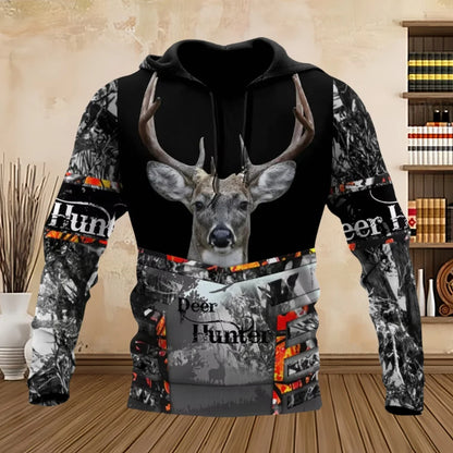 Hoodie Deer & Moose-1