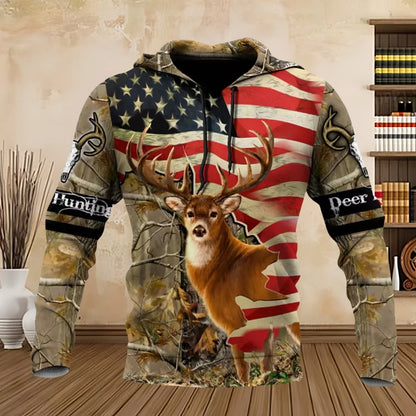 Hoodie Deer & Moose-2